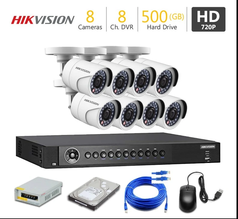 CCTV ip camera accessories and installation